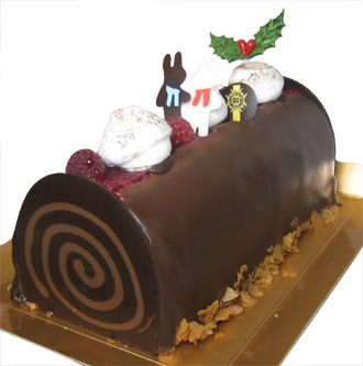 ル・コルドン・ブルーのクリスマスケーキ：ショコラフロマージュ・ノエル